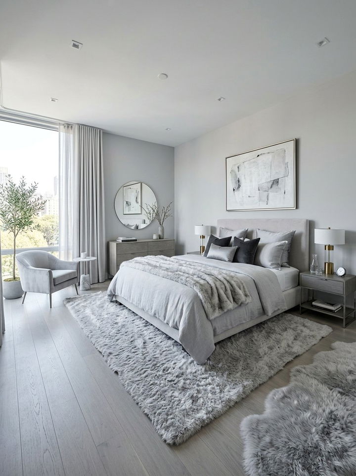 Light Gray Bedroom - 30 serene bedroom color ideas