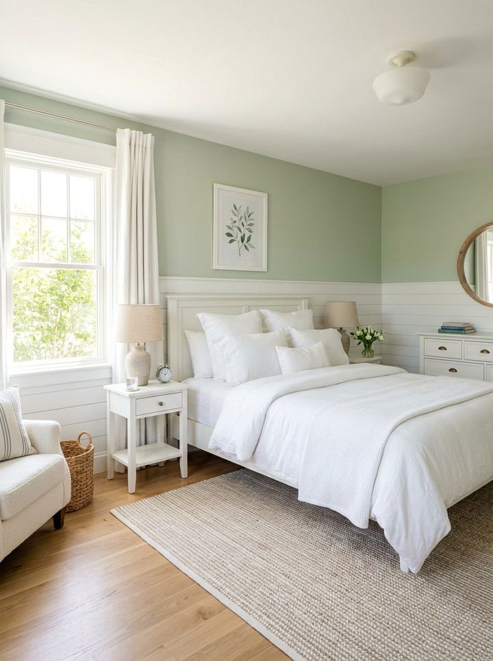 Light Green And White Palette - 30 light green bedroom ideas