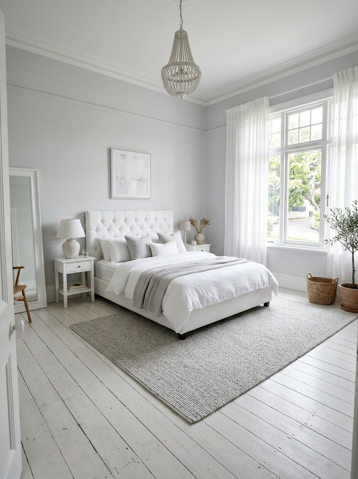 Light Grey and White Bedroom - 30 grey and white bedroom ideas