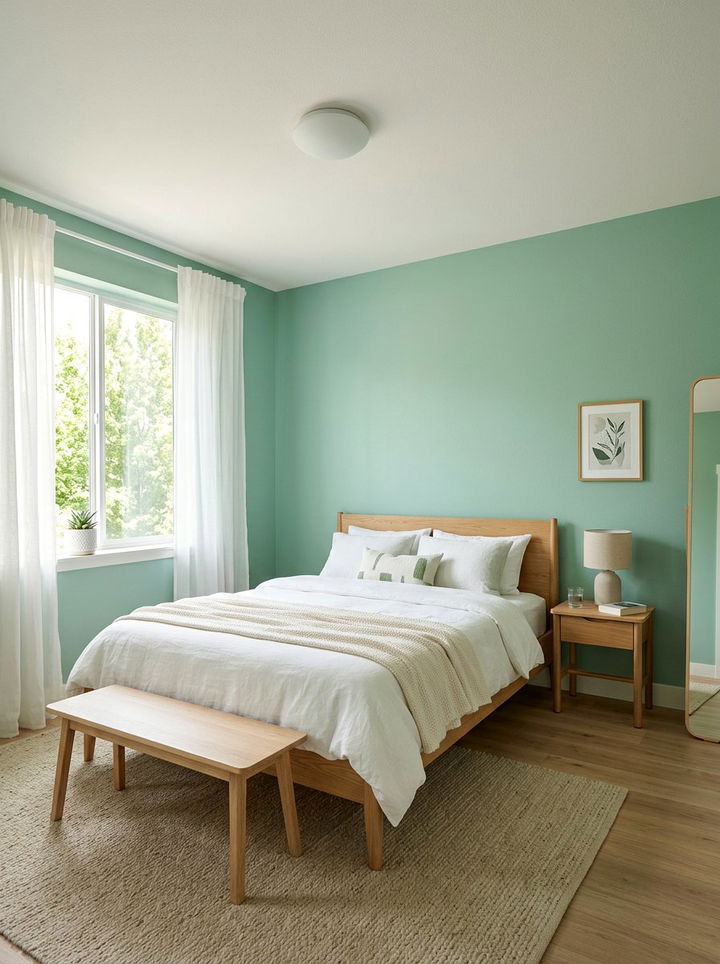 Light Jade Green Wall Paint - 30 jade green bedroom ideas