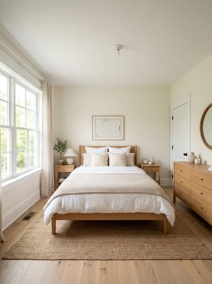 Light Neutral Paint - 30 low ceiling bedroom ideas