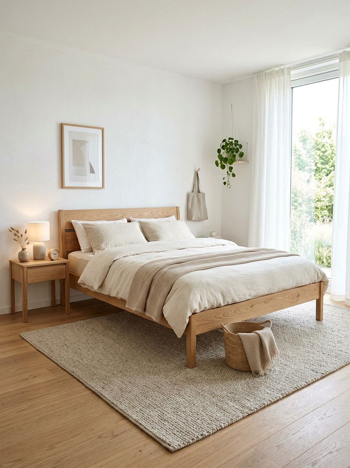 Light Oak Bed Frame - 30 bedroom oak furniture ideas