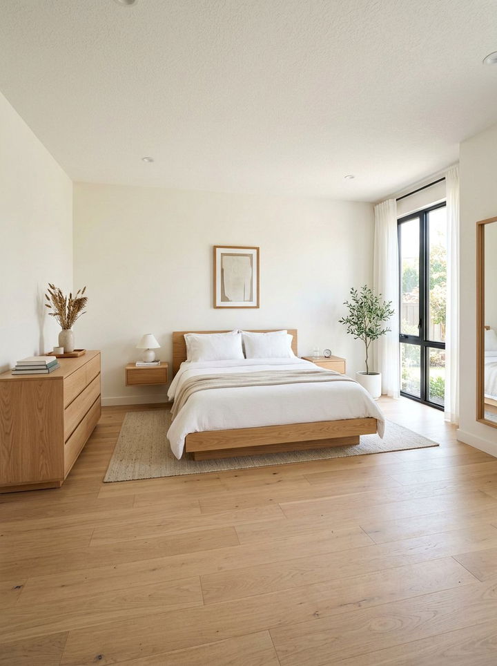 Light Oak Bedroom - 30 California casual bedroom ideas