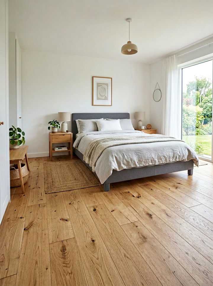 Light Oak Plank - 30 bedroom tile designs