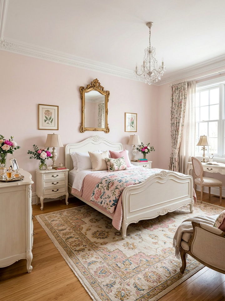 Light Pink Bedroom - 30 bedroom pink walls