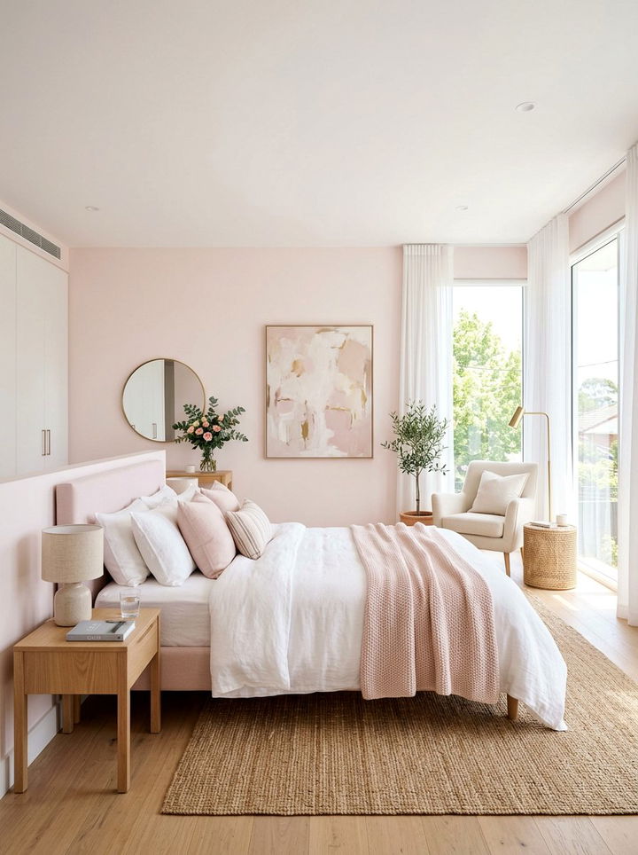 Light Pink Bedroom - 30 pink bedroom ideas