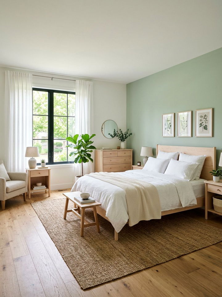 Light Sage Green Bedroom - 30 sage green accent wall bedroom