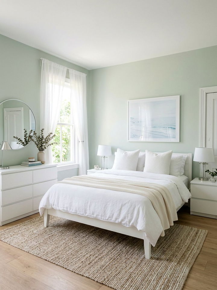 Light Sage Green Bedroom - 30 bedroom sage green walls