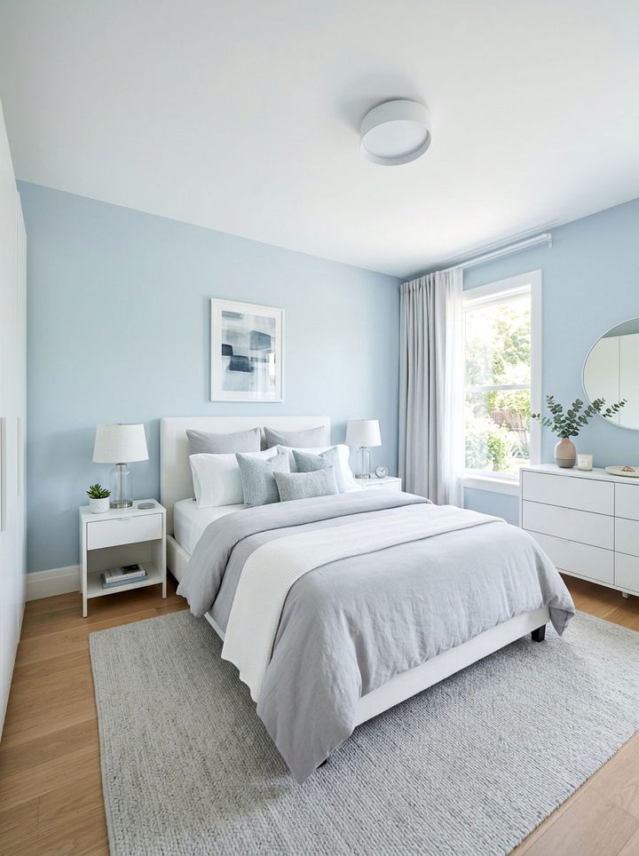 Light Steel Blue Bedroom - 30 steel blue bedroom ideas