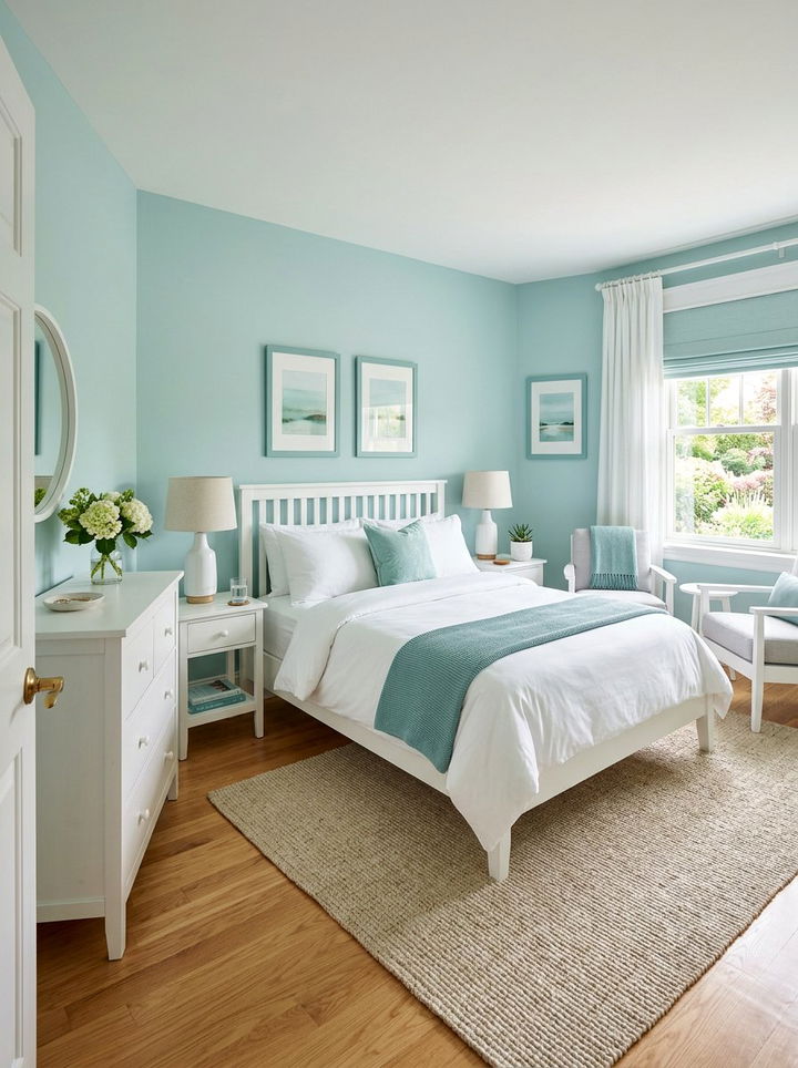 30 Teal and White Bedroom Ideas for a Fresh, Modern Feel
