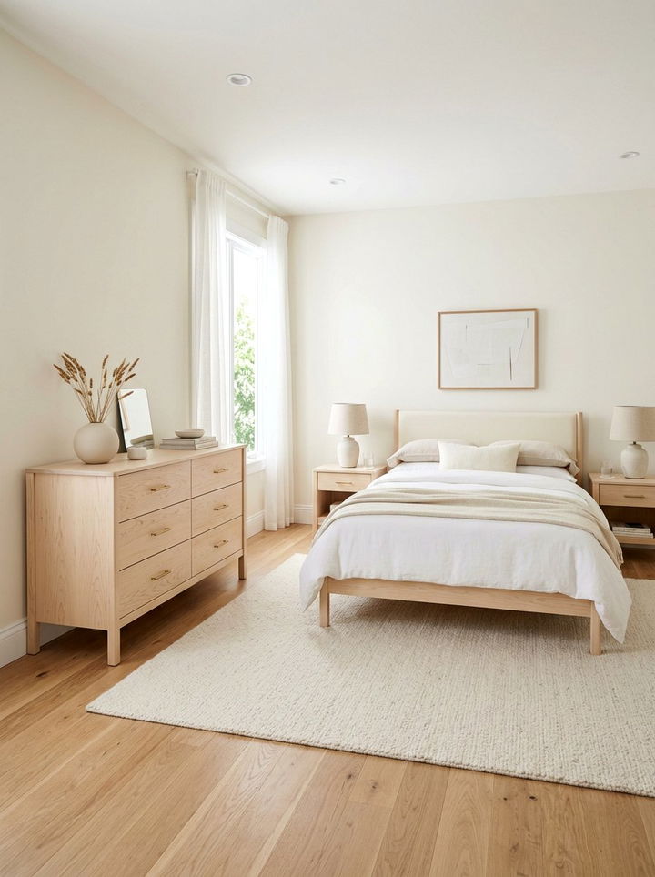 Light Wood Cream Bedroom Furniture - 30 scandinavian cream bedroom ideas