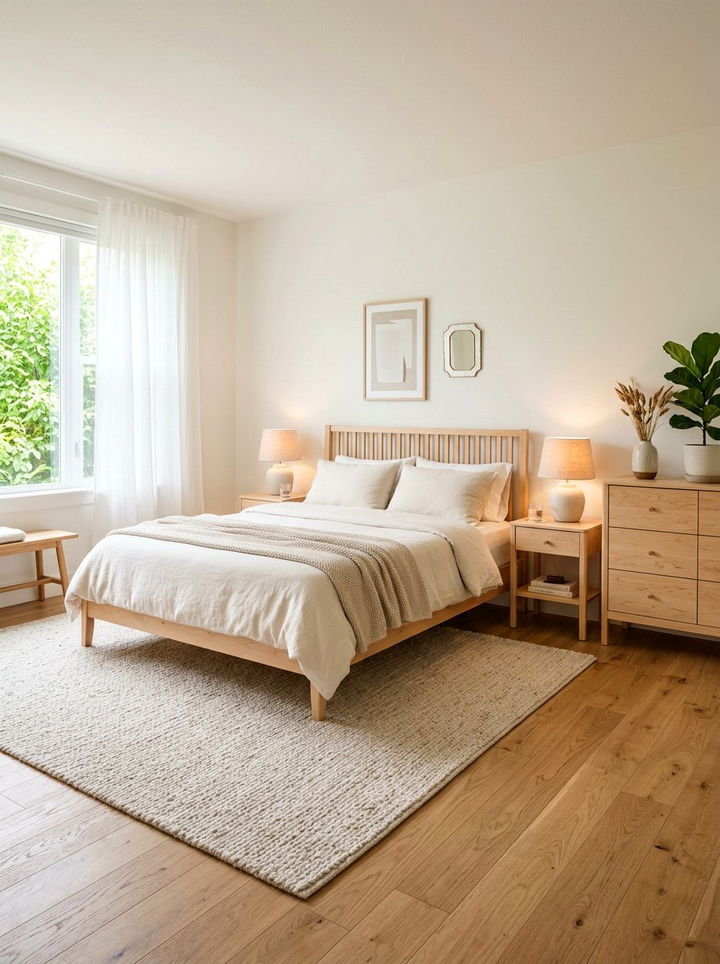 Light Wood Furniture - 30 bright bedroom ideas