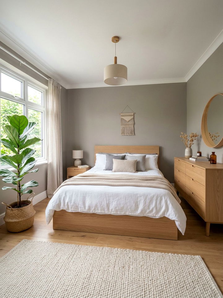 Light Wood Gray Bedroom - 30 warm gray bedroom ideas