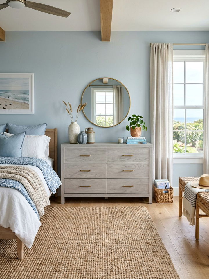 Light gray wood dresser - 30 bedroom gray furniture ideas