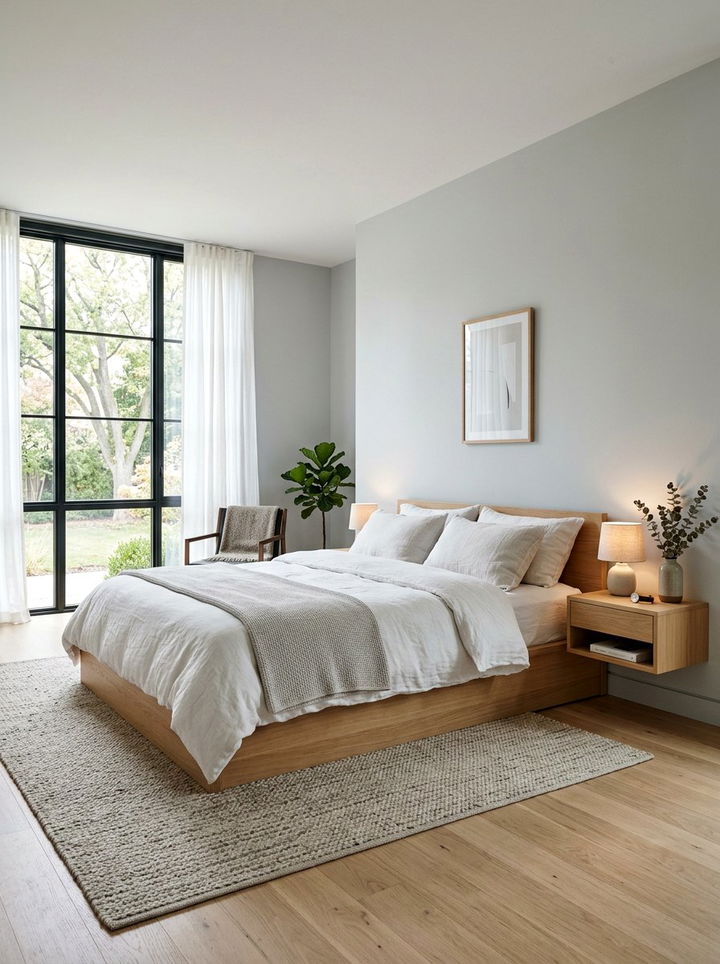 Light grey bedroom - 30 minimalist grey bedroom ideas