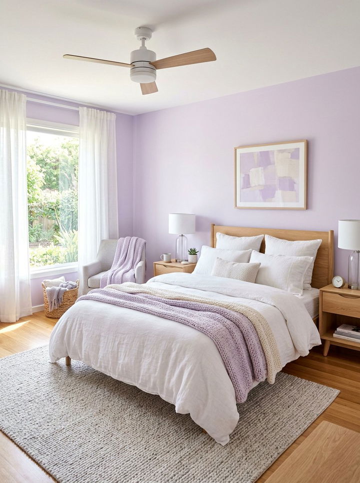 Light lavender bedroom - 30 lavender bedroom ideas