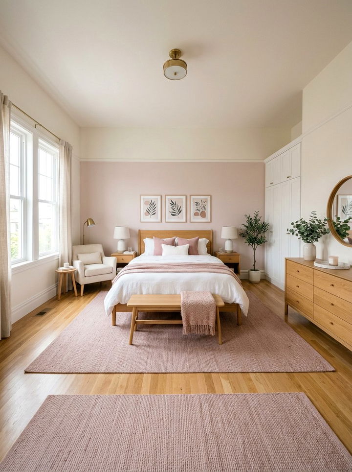 Light pink and white bedroom for adults - 30 pink and white bedroom ideas