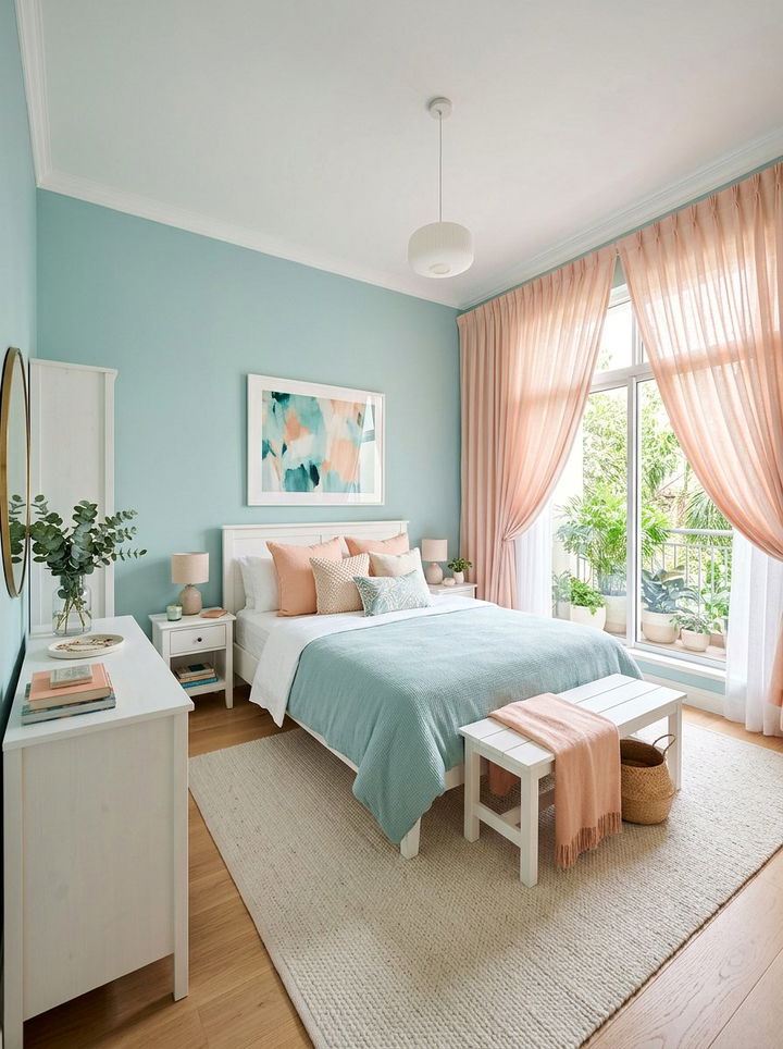 30 Bold Teal and Orange Bedroom Color Combo Ideas to Try