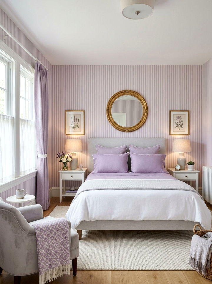 30 Lovely Lilac Bedroom Ideas for a Soft Floral Feel