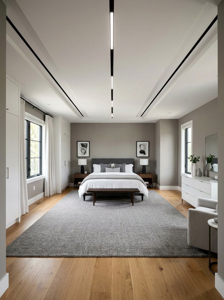 Linear Track Lighting Bedroom - 30 bedroom track lighting ideas