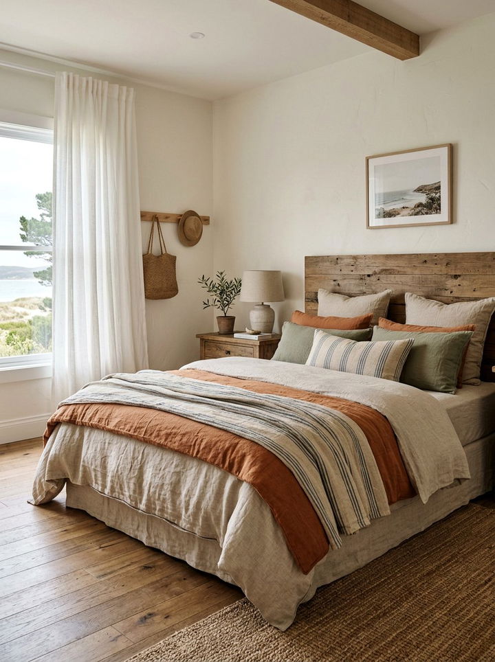 Linen Bedding Bedroom - 30 textured bedroom ideas