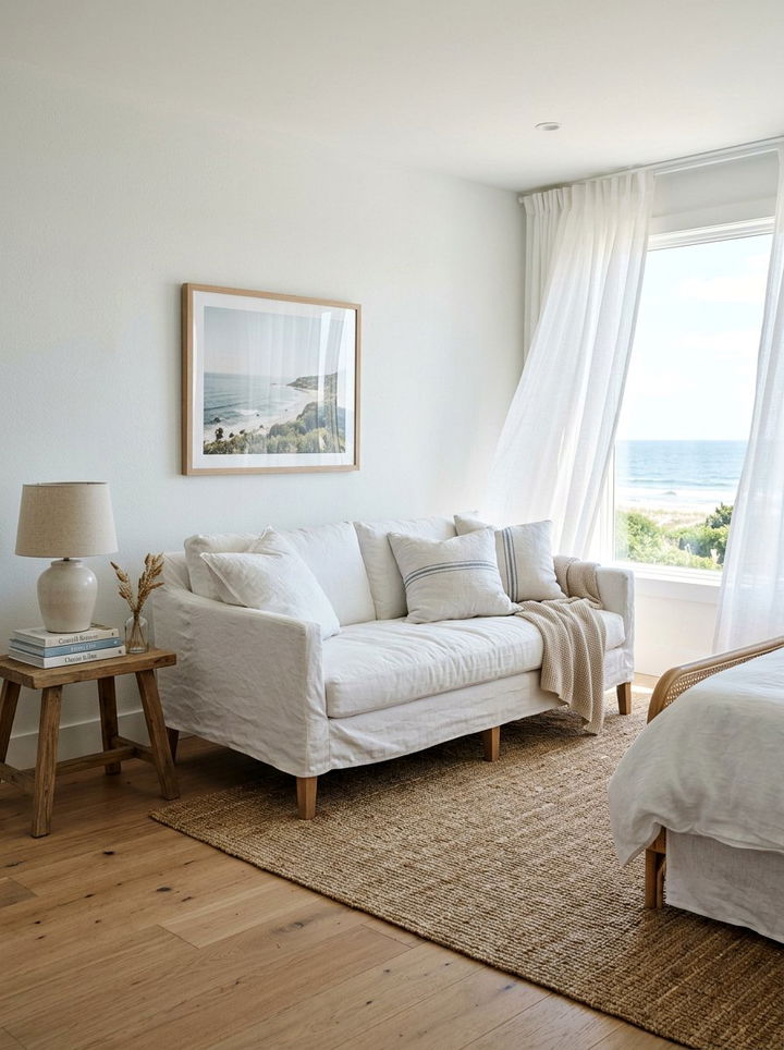 Linen Bedroom Settee - 30 bedroom settees