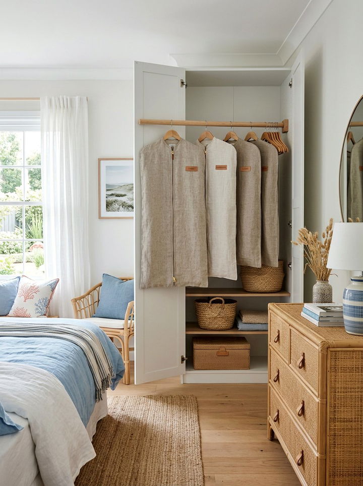 Linen Blend Garment Bag - 30 bedroom suit bags