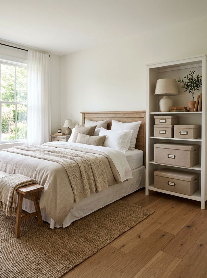 Linen Covered Box - 30 bedroom decorative boxes