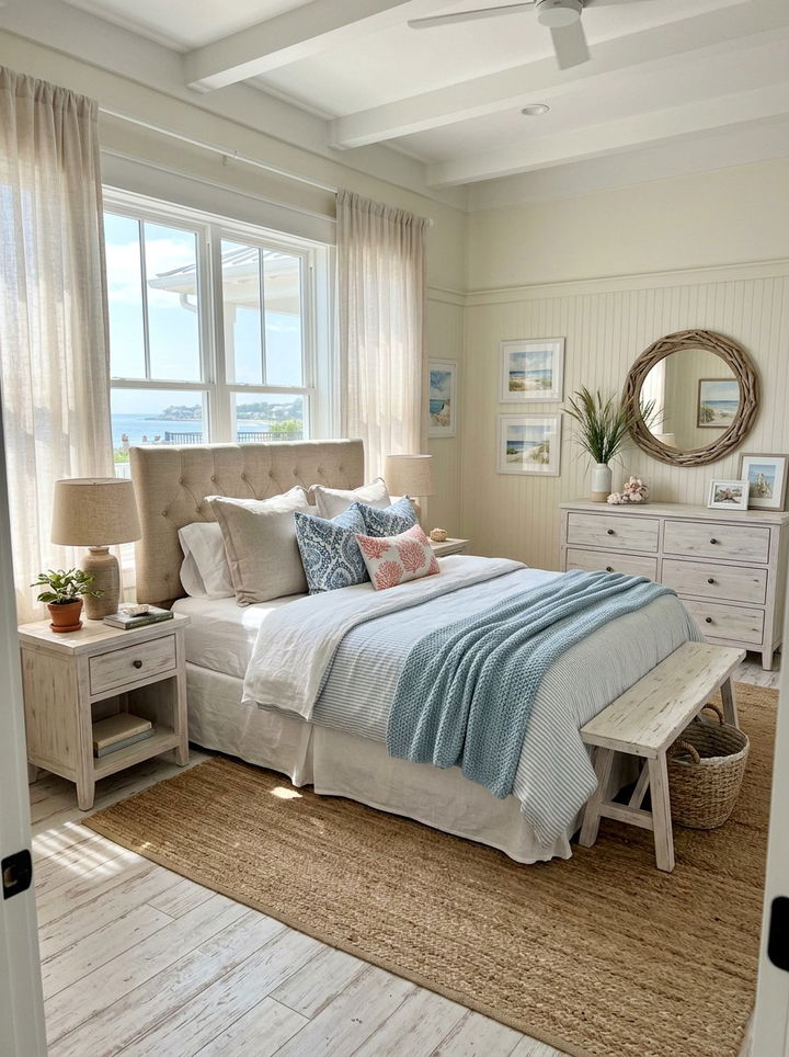 Linen Padded Headboard - 30 bedroom padded headboards