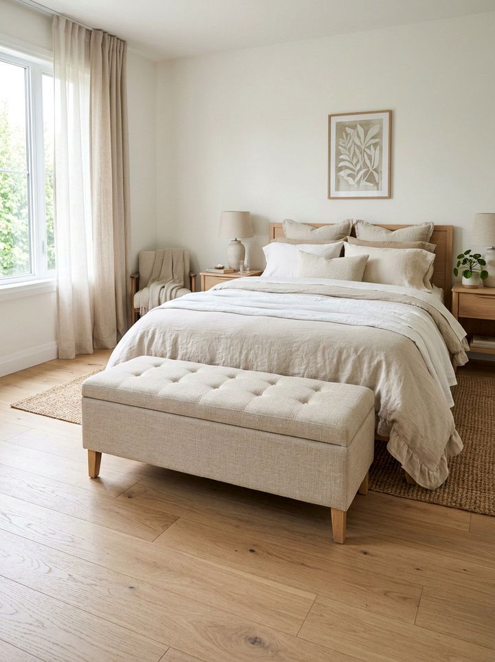 Linen Storage Bench - 30 bedroom storage benches