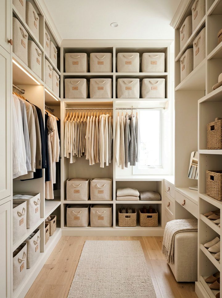 Linen Storage Bins - 30 bedroom storage boxes