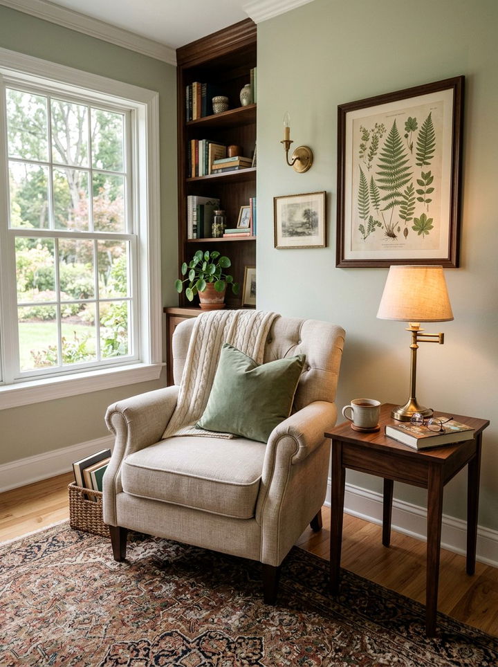 Linen Upholstered Chair - 30 British colonial bedroom ideas