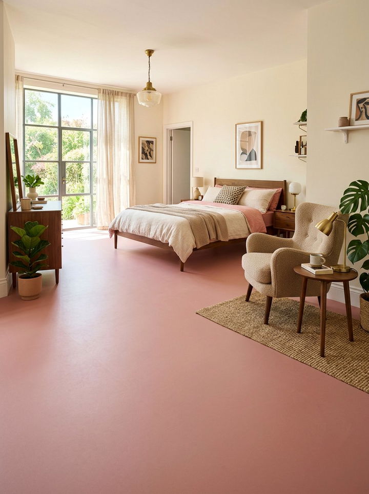 Linoleum Sheet Bedroom Floor - 30 bedroom flooring ideas