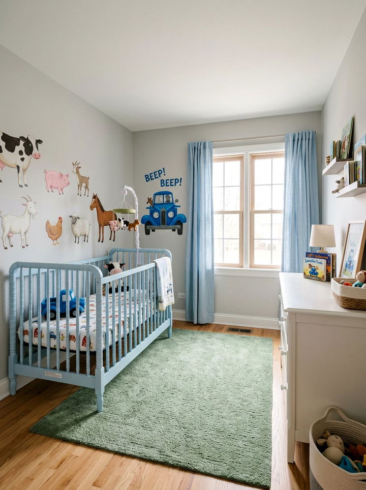 Little Blue Truck Nursery - 30 truck bedroom ideas