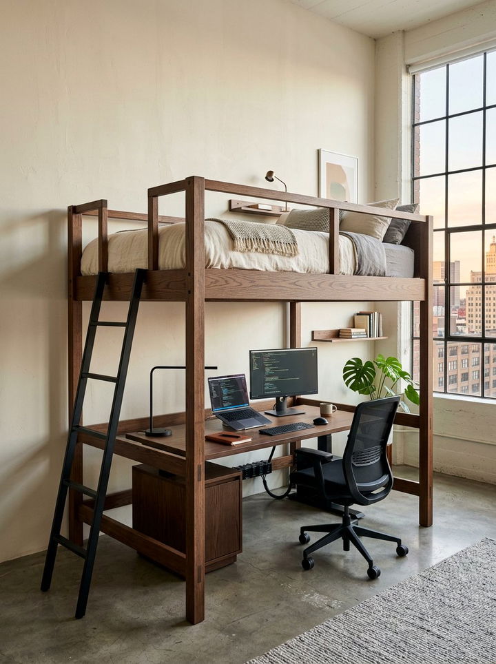 Loft Bed For Adults - 30 small bedroom ideas