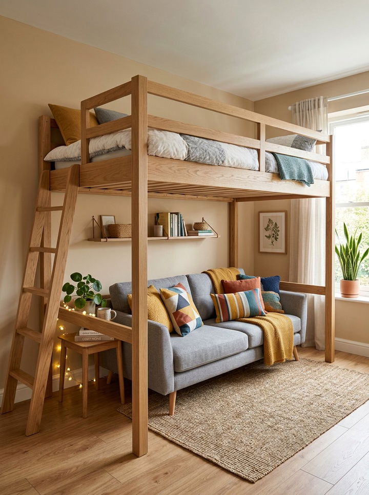 Loft Bed Sofa - 30 bedroom multi-functional ideas
