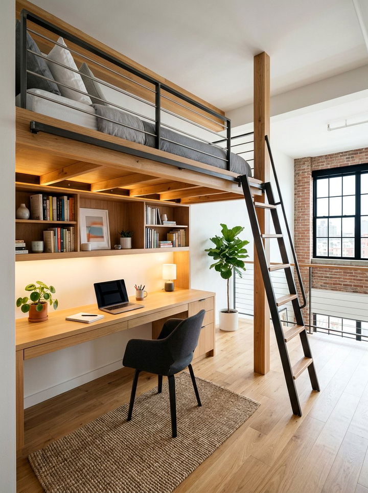 Loft Bedroom Built In Desk - 30 bedroom built-in desks