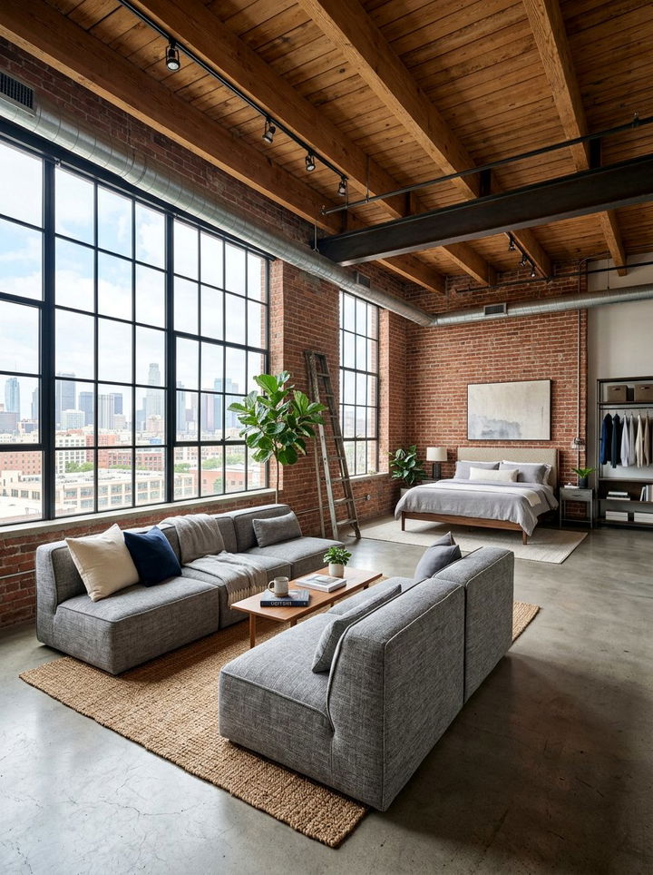 Loft Bedroom With Modular Lounge - 30 bedroom with lounge ideas