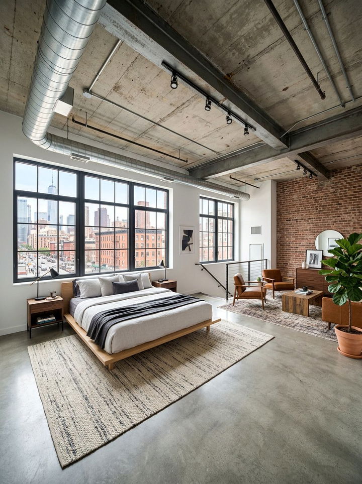 Loft Style Bedroom - 30 full size bedroom ideas