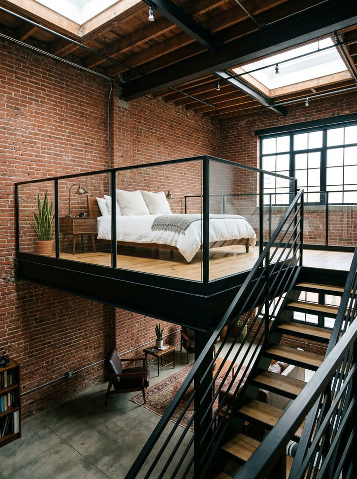 Loft Style Bedroom - 30 open concept bedroom ideas