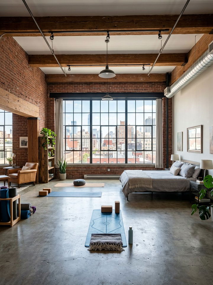 Loft Yoga Bedroom - 30 yoga bedroom ideas
