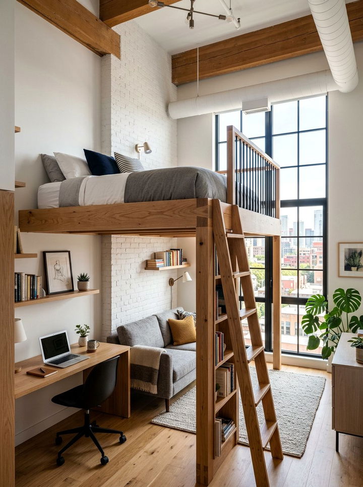 Loft bed bedroom - 30 bedroom furniture settings
