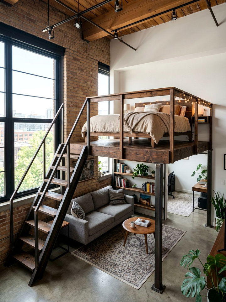 Lofted condo bedroom bed - 30 condo bedroom ideas