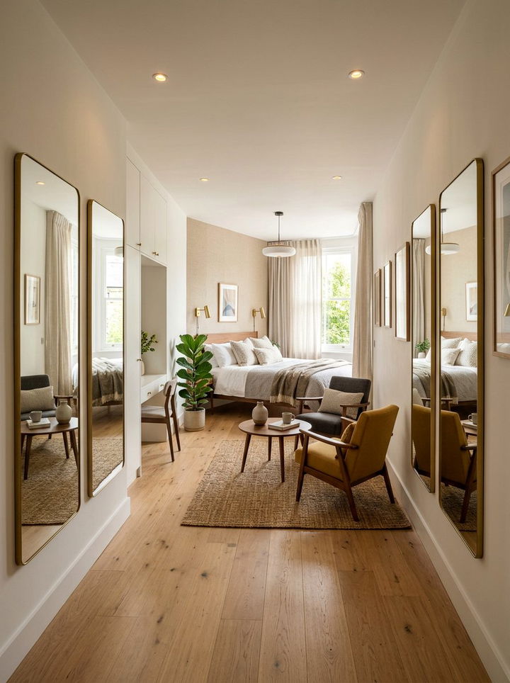 Long Narrow Bedroom Plan - 30 bedroom space planning ideas