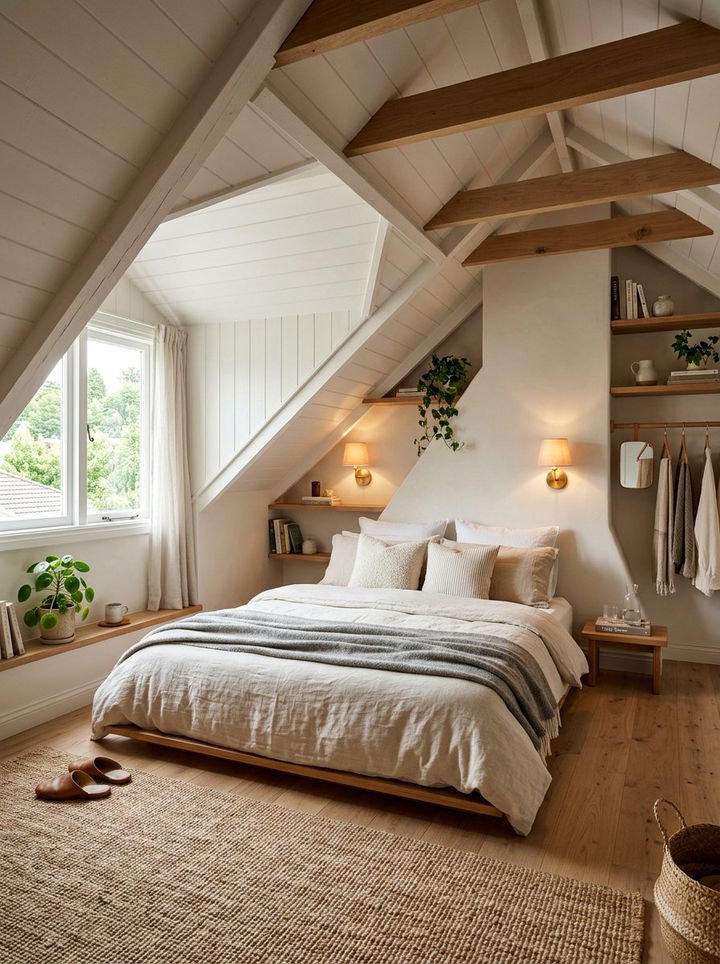 Low Ceiling Attic Bedroom - 30 loft bedroom ideas