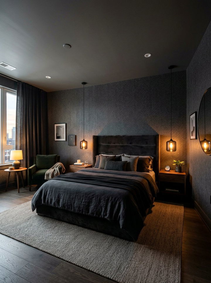 Low Hanging Bedroom Light - 30 bedroom pendant lighting ideas