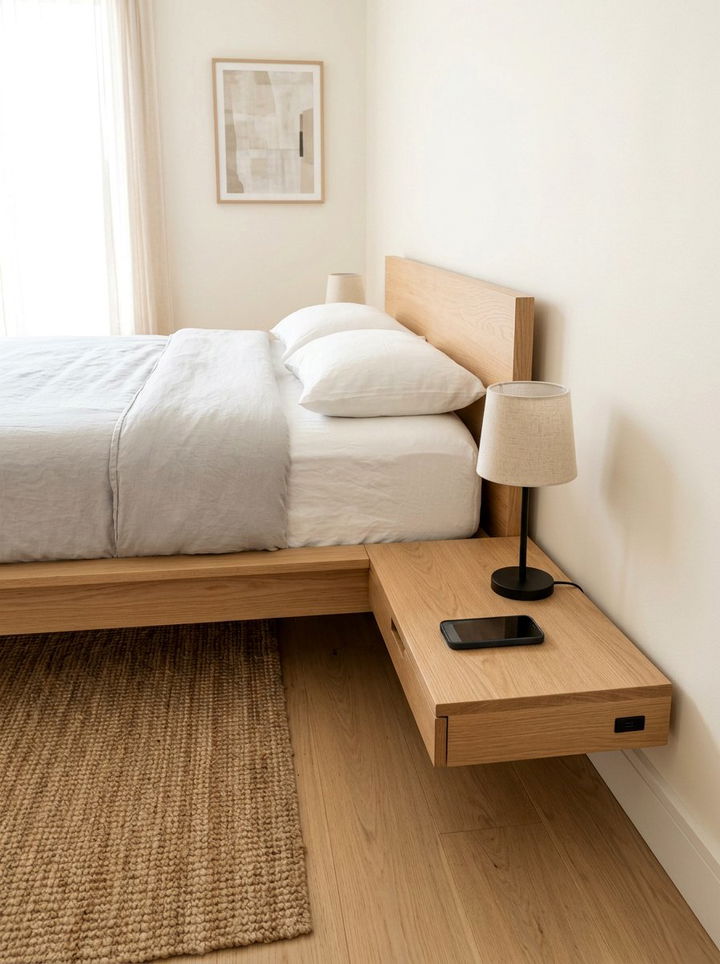 Low Level Bed Side Ledge - 30 bedroom ledge shelves