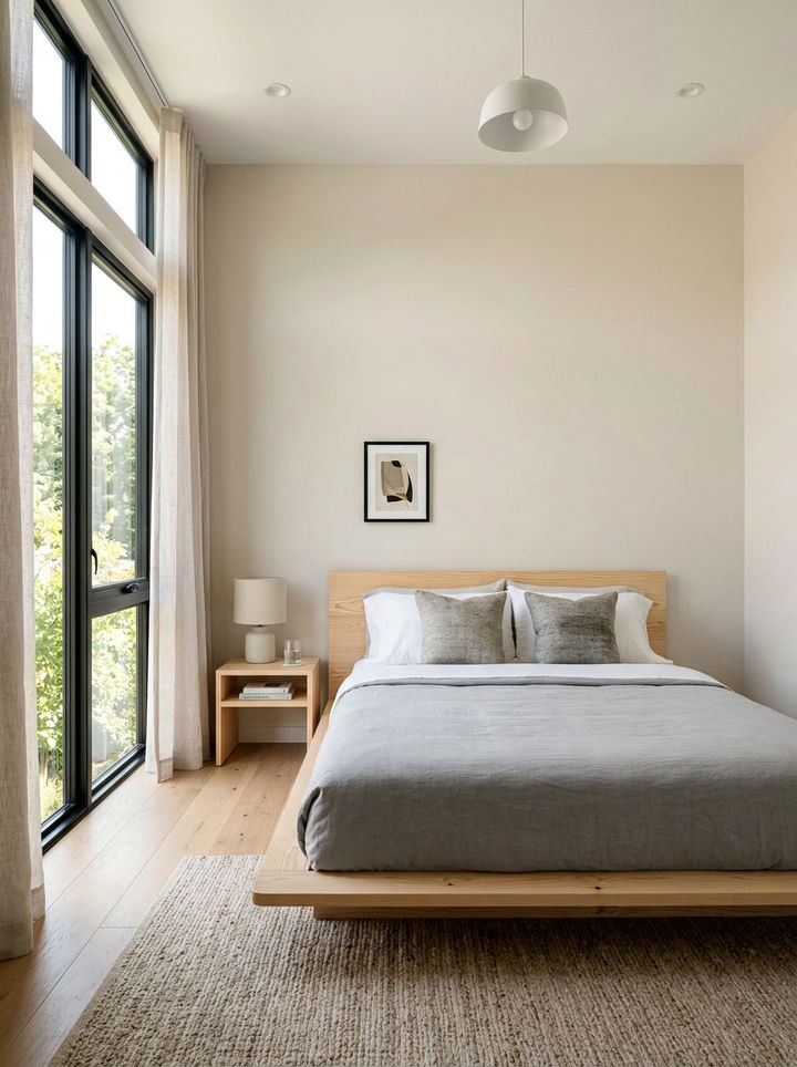 Low Platform Bed - 30 Korean bedroom ideas