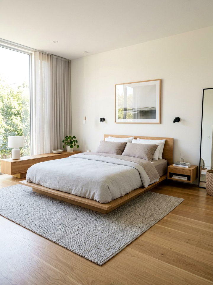 Low Profile Bed - 30 low ceiling bedroom ideas