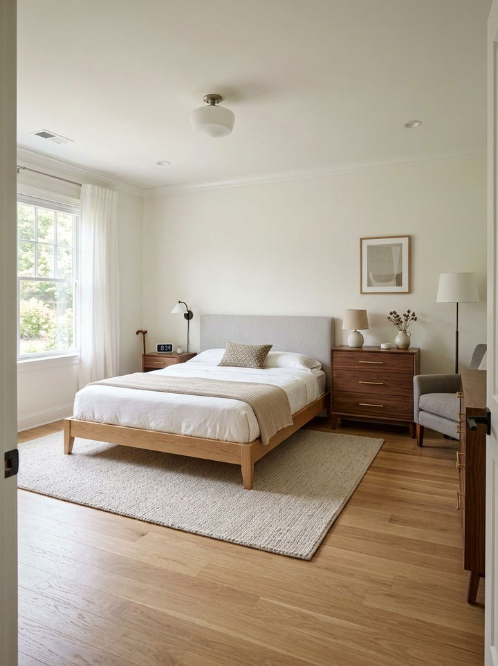 Low Profile Bed Frame - 30 senior bedroom ideas